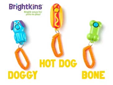 brightkins dog clicker for training