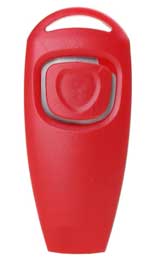 positive reinforcement using a dog clicker for training