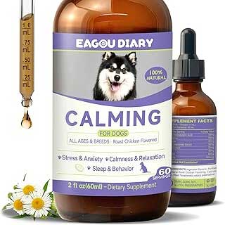dog anxiety calming drops for anxious nervous dogs in vehicles